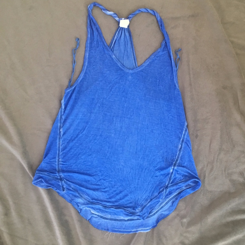 Blue Free People Tank